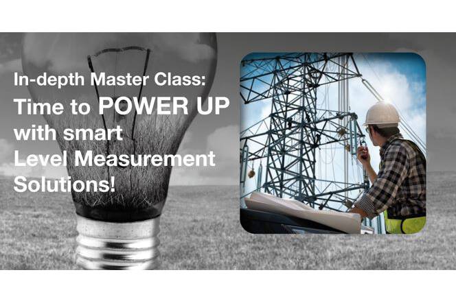 Time to POWER UP with smart Level Measurement Solutions With the rapid development of the economy and technology, the demand for electricity is constantly increasing. Watch our Webinar on Demand anytime - in English
