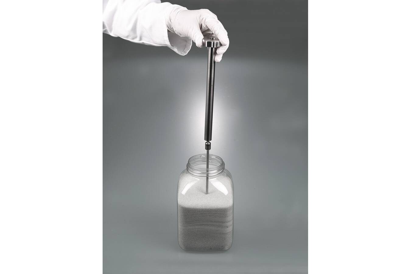 Core Sampler for difficult bulk solids  Bürkle’s new Core Sampler has been specially developed for powders and granulates which easily jam or consolidate during sampling