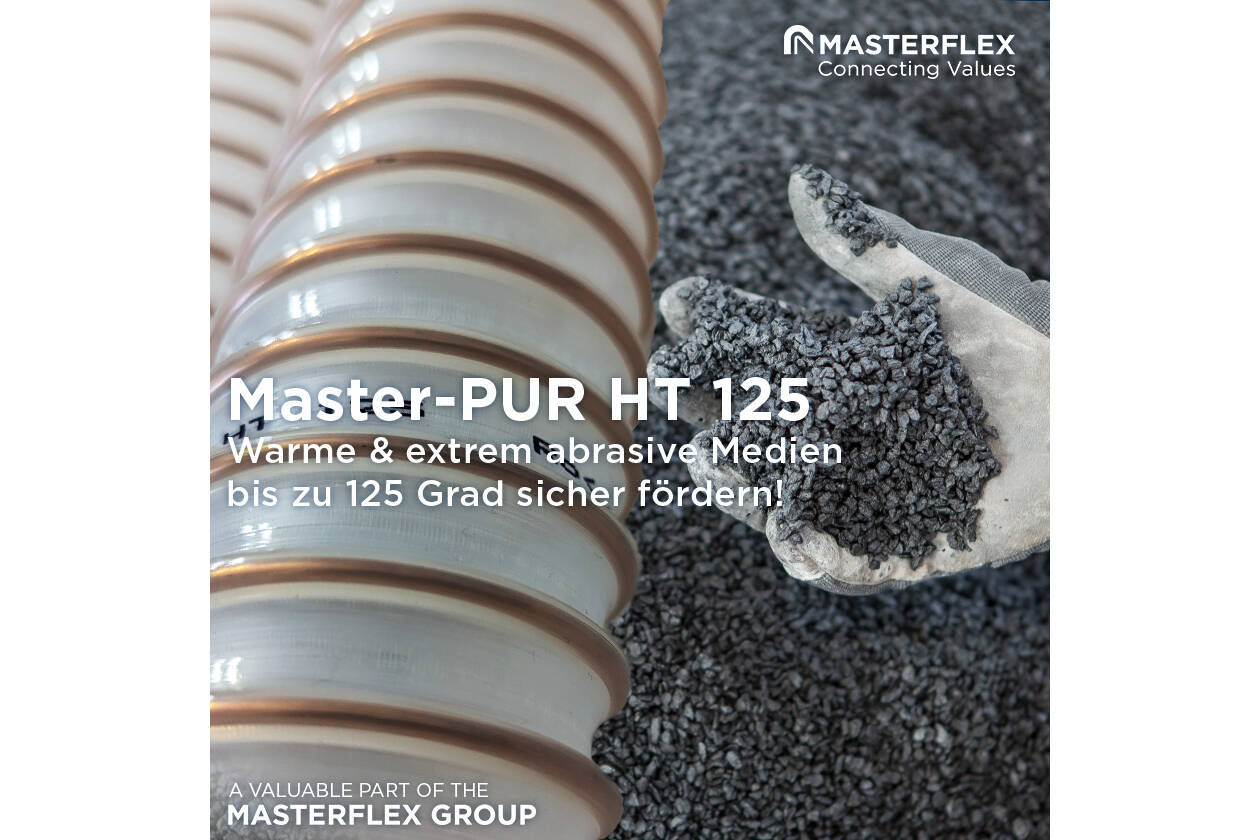 Masterflex heat-resistant hose Master-PUR HT 125 product series