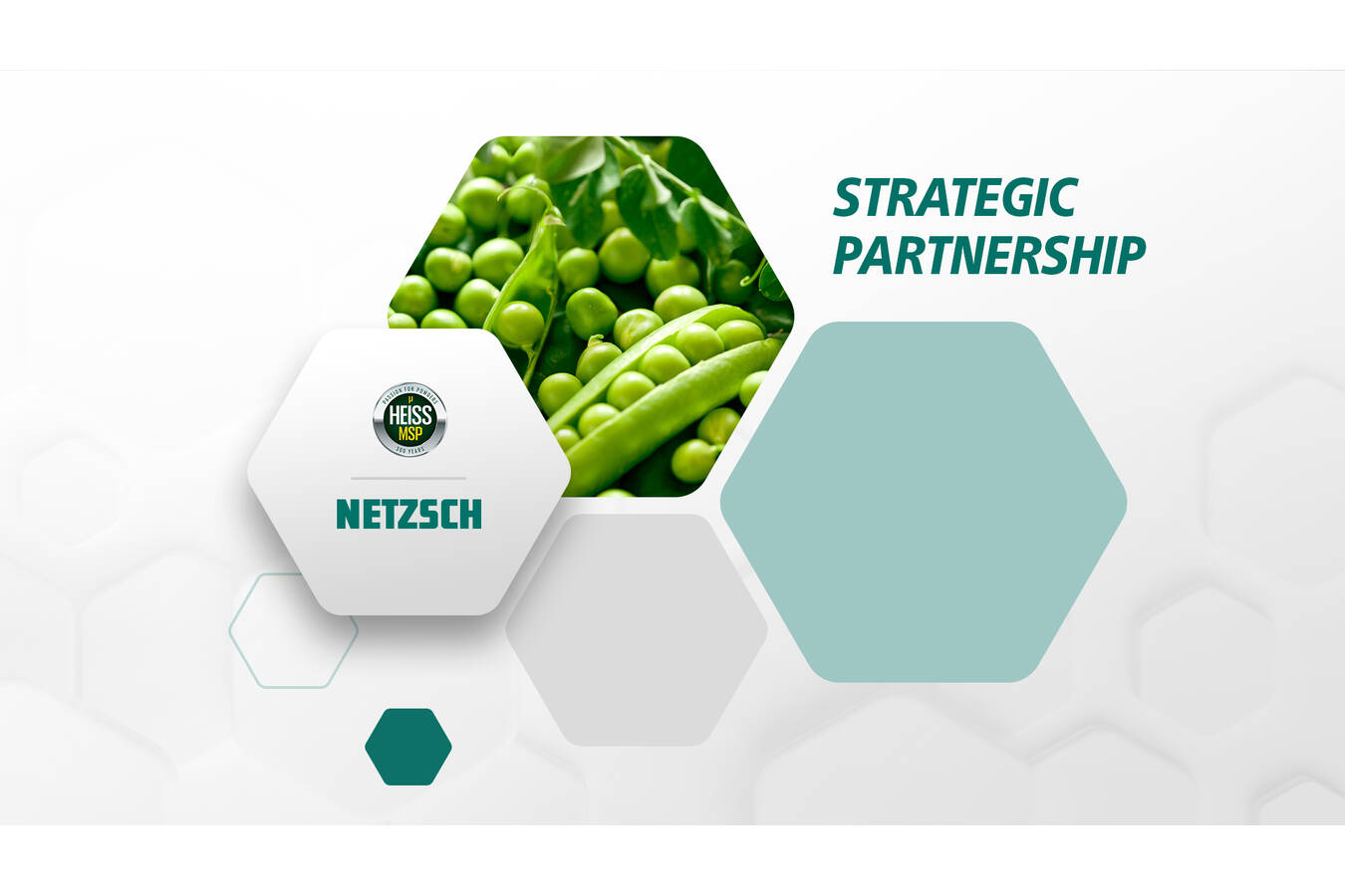 NETZSCH G&D und Heiss MSP unterzeichnen Kooperationsvertrag Zusammenarbeit zur Herstellung nachhaltiger Proteinkonzentrate aus der Trockenfraktionierung, wobei die höchsten Standards im Lebensmittelbereich erfüllt werden.