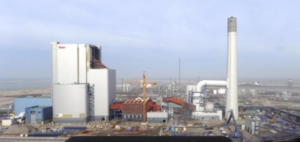 E.ON „MPP3“coal-fired power plant in Rotterdam-Maasvlakte
