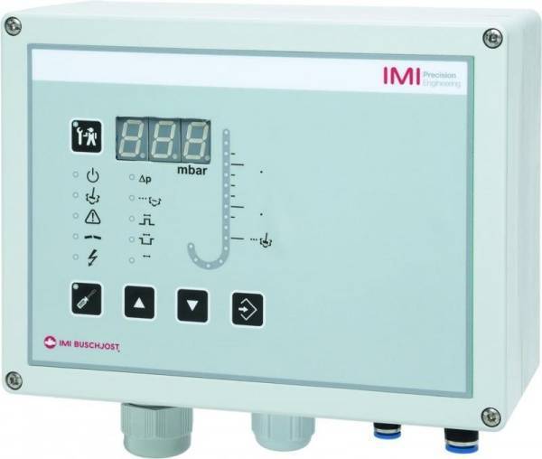 Reliable avoidance of inaccurate measurements: The 834992 differential pressure controller with integrated measuring hose cleaning feature.