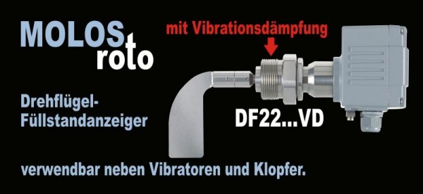 MOLOSroto with vibration damping from MOLLET Füllstandtechnik