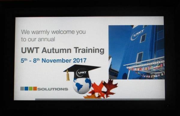Welcome to the UWT Autumn Training