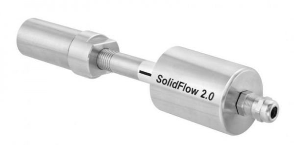 Mass flow measurement with SolidFlow 2.0 Production of montan wax