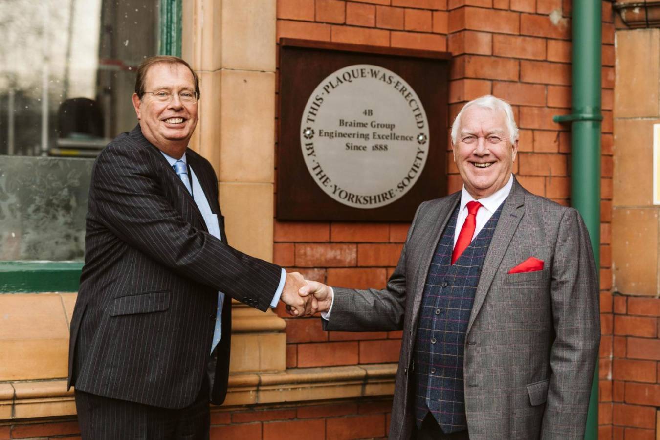 4B Braime Gruppe bekommt Yorkshire Plaque of Engineering Excellence