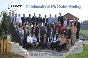 UWT GmbH trifft die Welt in Betzigau Die UWT lud vom 08.-10.April 2011 mehr als 50 weltweite Partner ein
