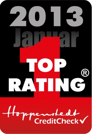 Erneut Bestnote beim Hoppenstedt Top-Rating Die Infastaub GmbH freut sich auch 2013 über die Auszeichnung durch die Rating-Agentur Hoppenstedt