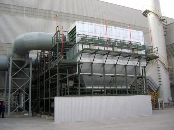 Herding MAXX Filtersystem, eingesetzt in der Stahlindustrie für 480.000 m³/h